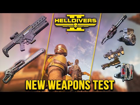 All New Weapons Showcase (Python Commandos) in Helldivers 2
