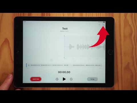 App Sprachmemos Aufnahmen bearbeiten