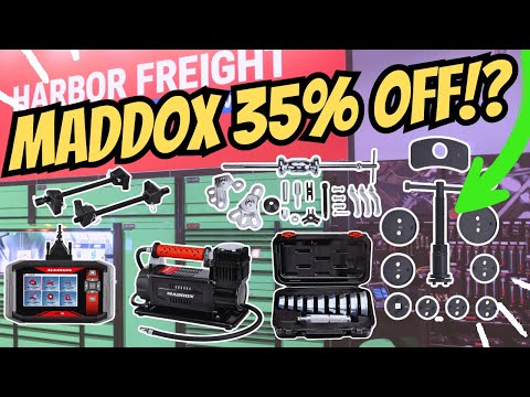 Harbor Freight January Parking Lot Sale — 35% Off All Maddox (Deep Dive)