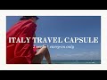 What To Wear In Italy 3 Weeks Carry On Only Summer Travel Capsule