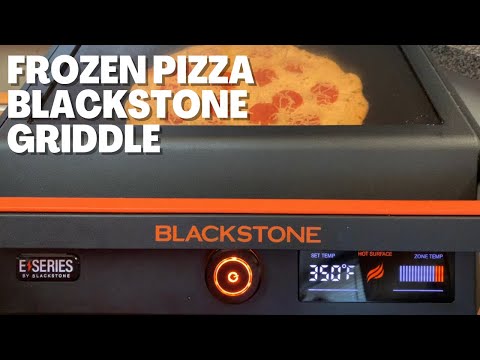 FROZEN PIZZA ON THE BLACKSTONE ELECTRIC GRIDDLE