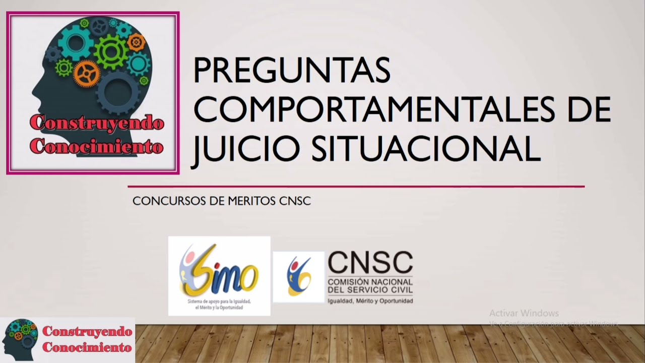 Simulacro CNSC Competencias Comportamentales y explicacion