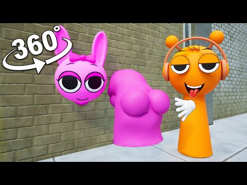 Sprunki RESCUES Pinki From The Wall In AMAZING 360 VR