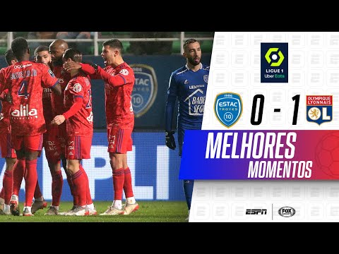 COM PAQUETÁ E BRUNO GUIMARÃES, LYON VENCE O TROYES NO CAMPEONATO FRANCÊS | Melhores Momentos