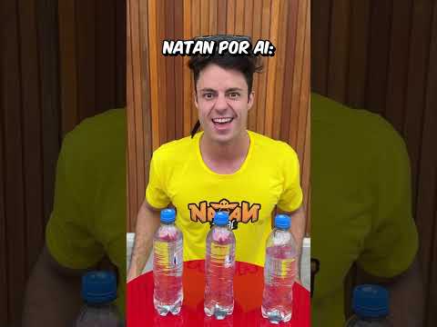 DESAFIO DA GARRAFA - NATAN POR AÍ vs. EMILLY VICK! #shorts