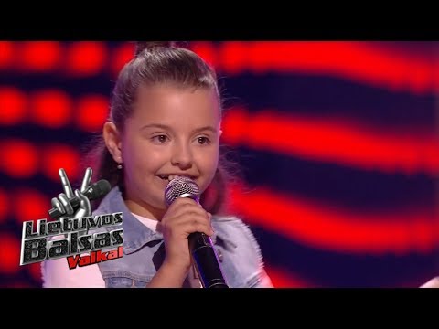 Dominyka Minasian - Čiuožki | Blind Auditions | The Voice Kids Lithuania S01