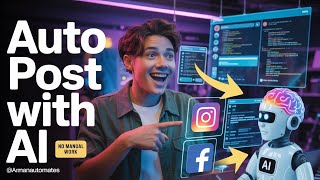 Social Media Automation With AI | Auto Post Using Meta Graph API & Git