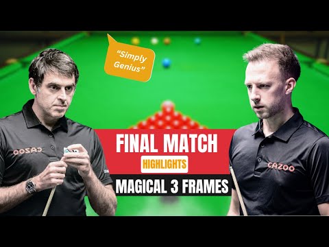 Snooker LEGENDS Collide! Ronnie vs Judd + 147 BREAK! 🎱🔥 Snooker's BEST MATCH of 2022?