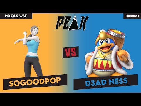 Pools WSF SoGoodPop (Wii Fit) vs D3ad Ness (Dedede) (Peak Monthly #1)