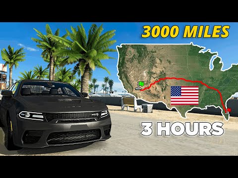 ATS Longest Road Trip - Las Vegas to Miami | American Truck Simulator