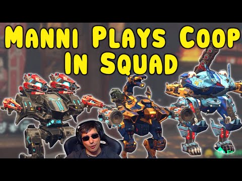 Manni & Coop Squad Play with Members War Robots My Account Gameplay WR