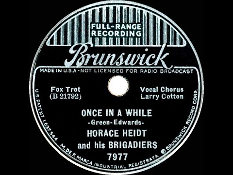 1937 HITS ARCHIVE: Once In A While - Horace Heidt (Larry Cotton, vocal)
