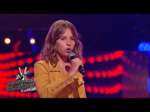 Aistė Šepikaitė - Girl on fire | Aklosios perklausos | Lietuvos Balsas. Vaikai S01