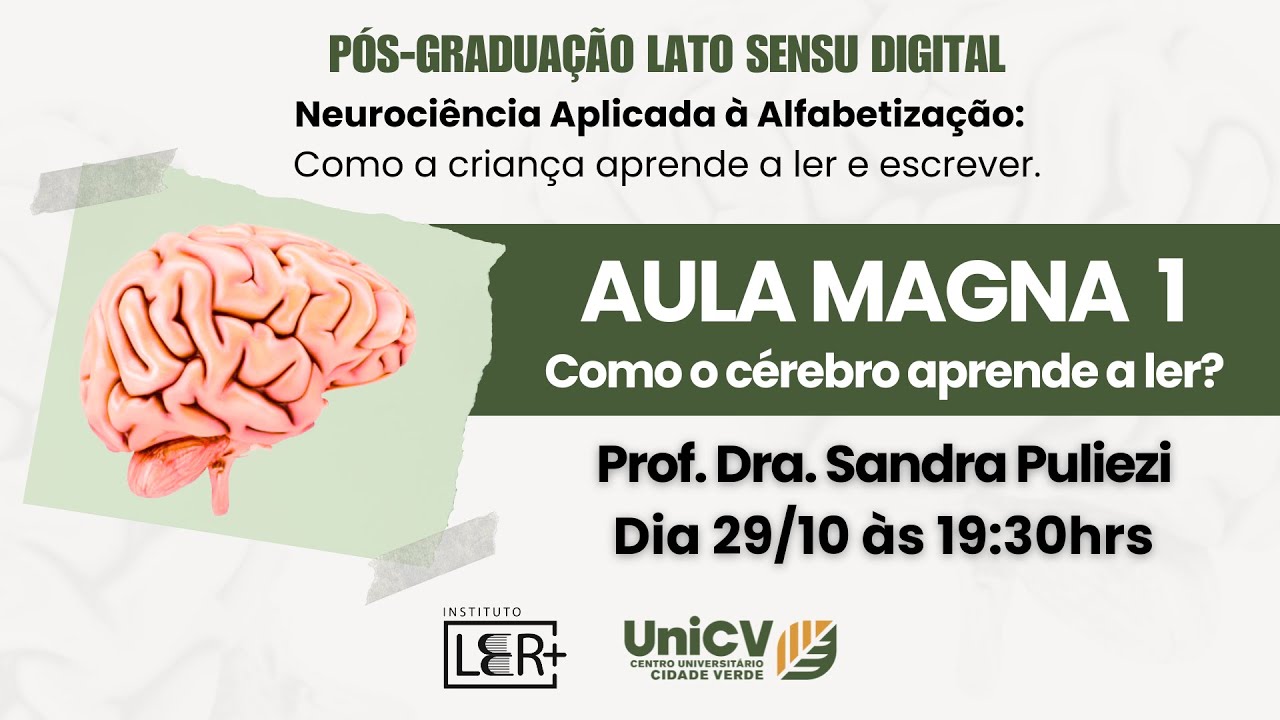 Como o cérebro aprende a ler