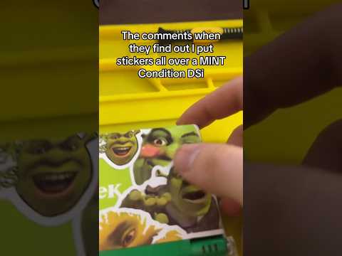 I ruined a BRAND NEW DSi for Shrek #nintendo #comedy #homebrew