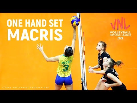 Macris Carneiro - ONE HANDED Volleyball SETS | Women's VNL 2019