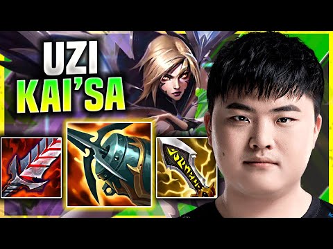 UZI IS A MONSTER WITH KAI'SA! - Uzi Plays Kai'sa ADC vs Jinx! | Season 11