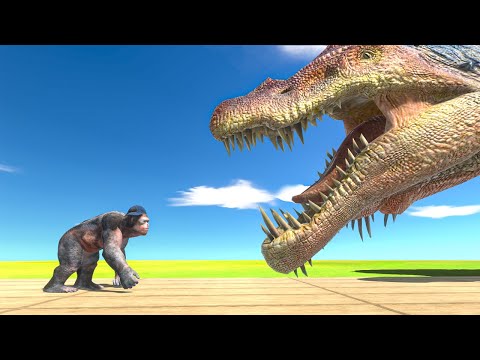 Baby Goro and King Goro vs Carnivores Dinosaurs 5.0 - Animal Revolt Battle Simulator