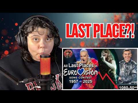 AMERICAN REACTS to All Last Places in Eurovision Song Contest (1957-2025)