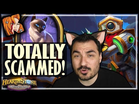 PLAYED CAT AND GOT SCAMMED! - Hearthstone Battlegrounds