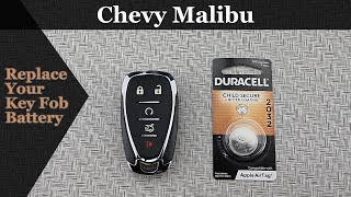 How to DIY Replace or Change a 2016-2020 Chevrolet Malibu Key Fob Remote Battery
