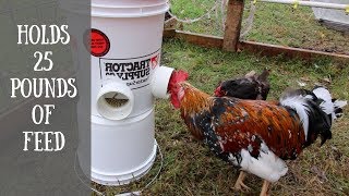 Diy Automatic Chicken Feeder (easiest way to feed your chickens with a 5~gallon Bucket)