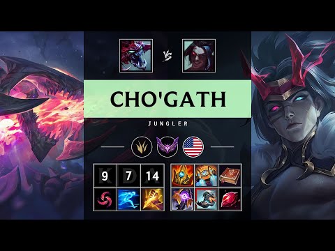 Cho'Gath Jungle vs Kayn - NA Master Patch 25.21