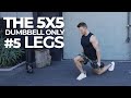 THE 5X5 Dumbbell Only | Legs