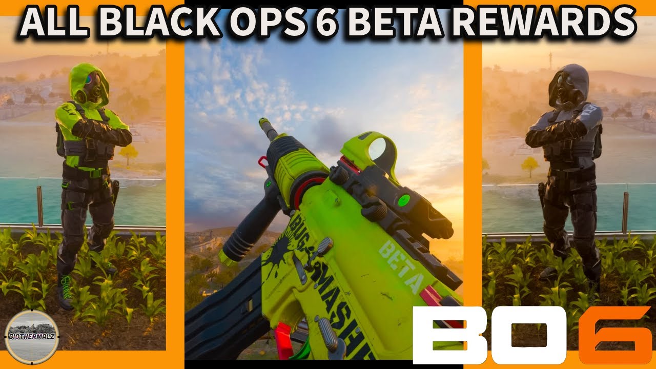 ALL BLACK OPS 6 BETA REWARDS - B06