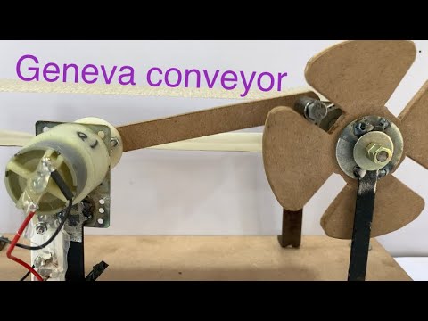 Geneva based conveyor system mechanical engineering final ye...