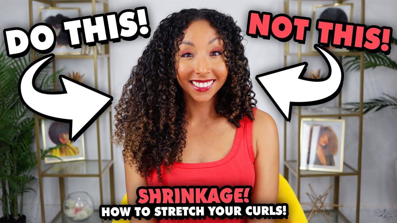 HOW TO STRETCH YOUR CURLS & AVOID SHRINKAGE! CURLY HAIR STYLING TIPS!  | BIANCARENEETODAY