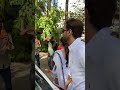 Divyanka Tripathi And Vivek Dhaiya At Last Rites Of Prakash Sarkar