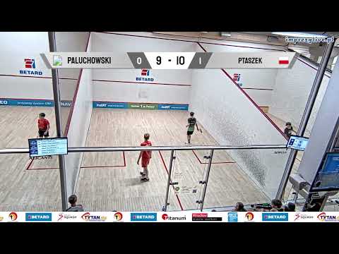 Wiktor Paluchowski - Mateusz Ptaszek BETARD Indywidualne Mistrzostwa Polski Junior w Squasha 2023