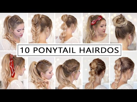 10 High Ponytail Hairstyles for Every Day - Quick and...