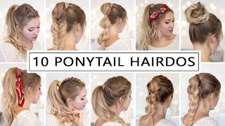 10 High Ponytail Hairstyles for Every Day - Quick 