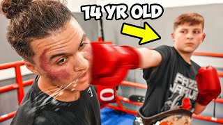 Elite Boxer Pretends To Be Noob Vs Jarvis (14 Year Old World Champion)