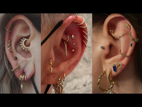 Fantastic&wonderful amazing Solid gold ???? Earpiercing jewelry designs and trendy desigs#2024designs