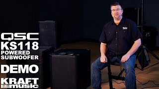 Video thumbnail for QSC KS118 Powered Subwoofer - Overview by Kraft Music