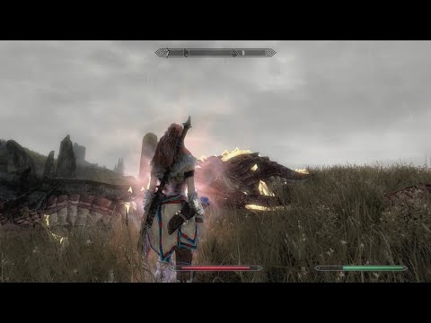 Skyrim SE Short Gameplay 2 (ESO-UI Micro Mod + Dint999 Aloy Outfit)