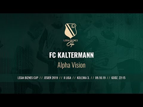Skrót spotkania FC KALTERMANN - Alpha Vision ( Legia Biznes Cup Jesień 2019 )