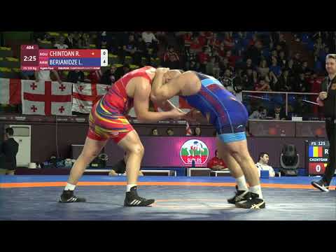 1/8 FS - 125 kg: R. CHINTOAN (ROU) v. L. BERIANIDZE (ARM)