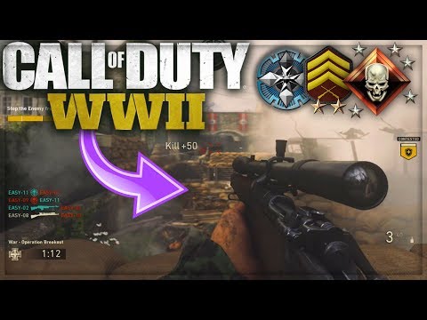 COD WW2 GAMEPLAY!! Sniping, Shotgun and Best LMG!! (Call Of Duty: WW2 Multiplayer)