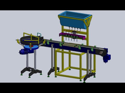 Solidworks | Simulation filling machine