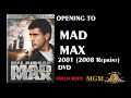 Opening To Mad Max 1979 2001 2008 Reprint DVD Fullscreen