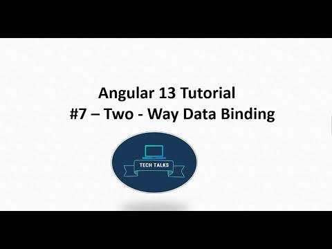Angular 13 Tutorial 7 Two Way Data Binding