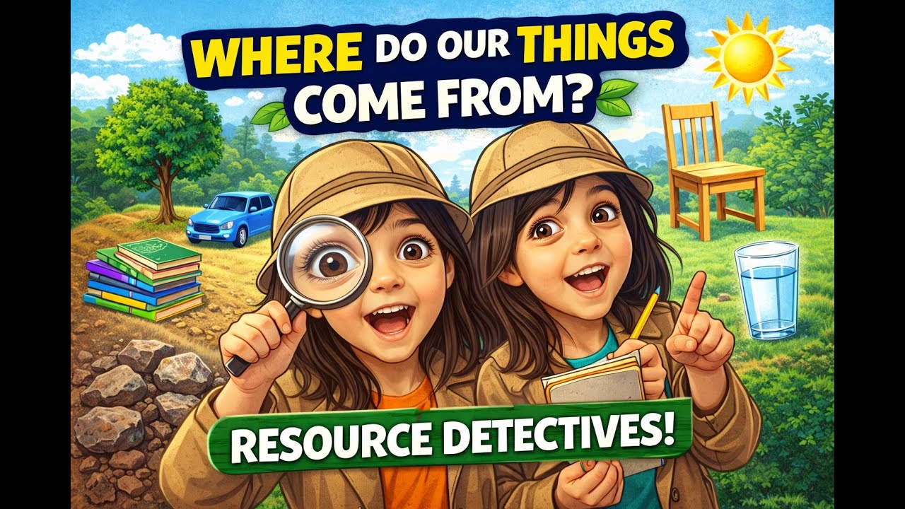 🌍 Where Do Our Things Come From? | Natural Resources Explained for Kids
