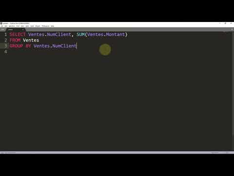1 Access SQL Présentation de l outil