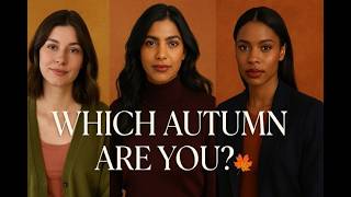 Autumn Personal Color Season Explained | Mute, Deep, & Dark
