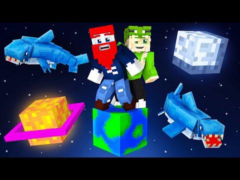Benx -  OUR WORLD is a MINI EARTH!  Minecraft One Block