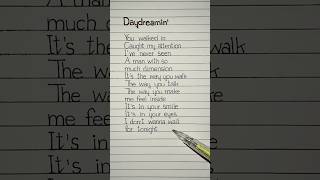 ariana grande daydreamin&#39; lyrics part 1 #daydreamin #arianagrande #lyrics